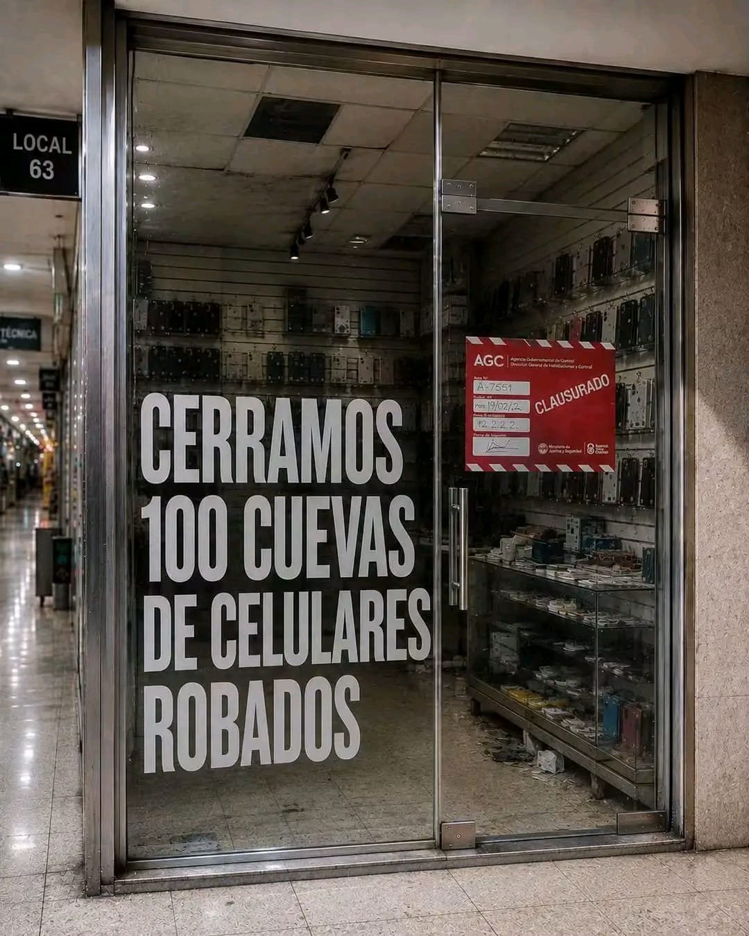 La Ciudad desarticuló 100 cuevas dedicadas a la venta de celulares robados